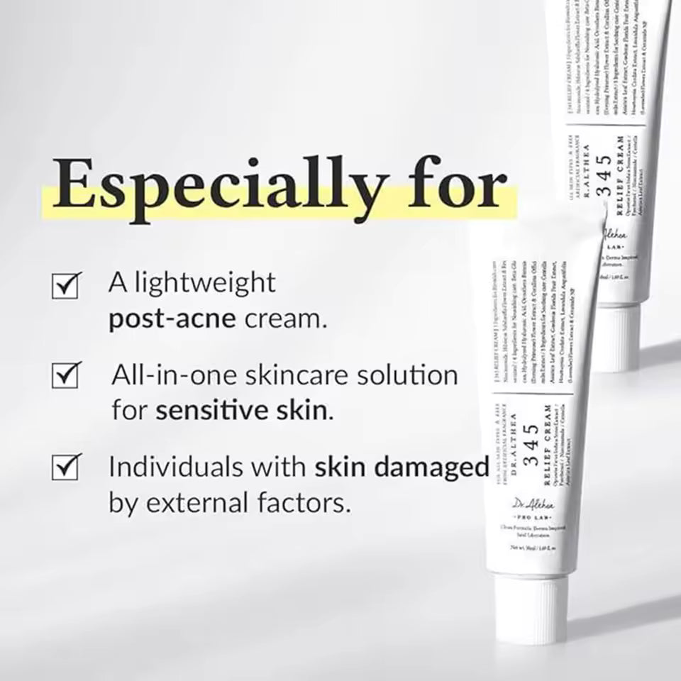 345 Relief Glow Cream
